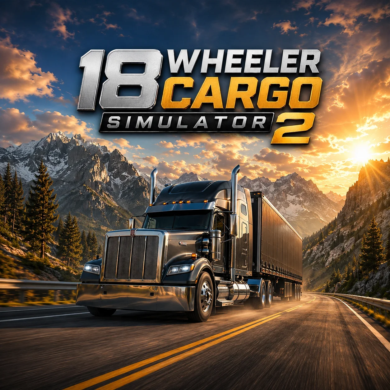 Play 18 Wheeler Cargo Simulator 2 free online