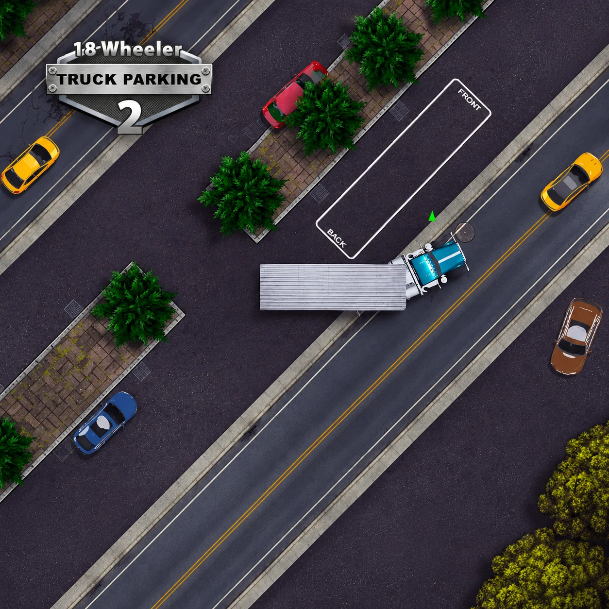 Play 18 Wheeler Truck Parking 2 free online