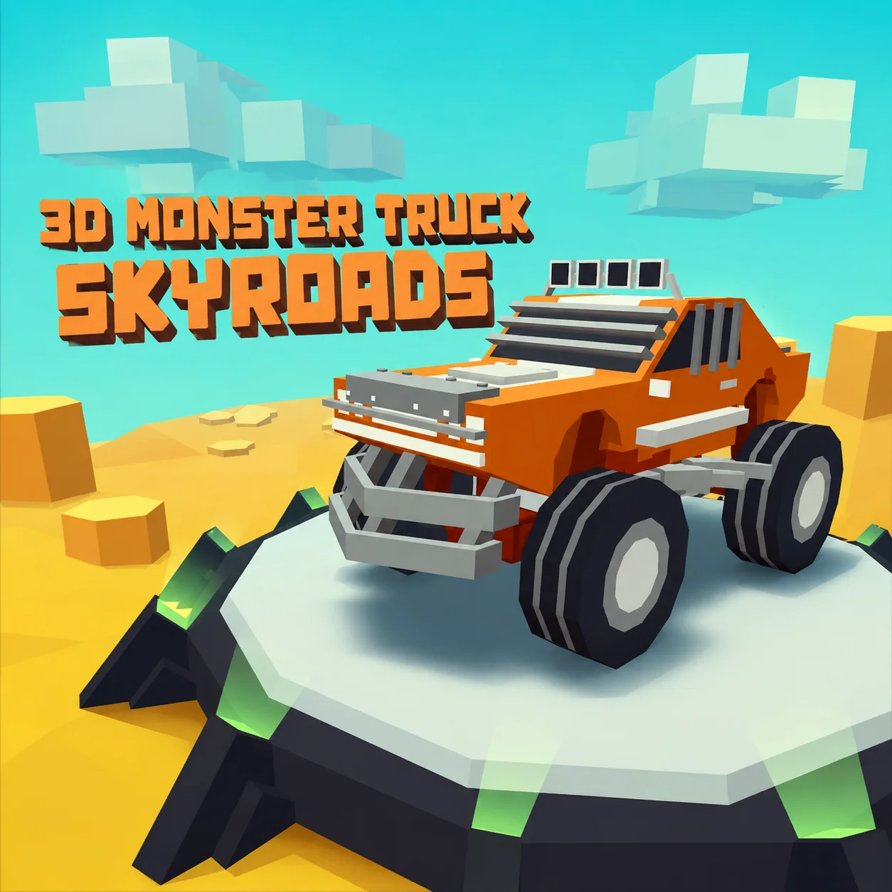 Play 3D Monster Truck SkyRoads free online