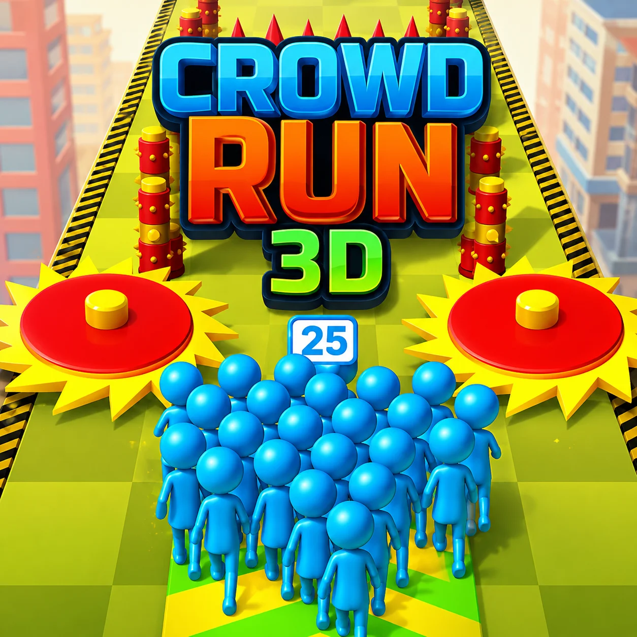 Play Crowd Run 3D free online