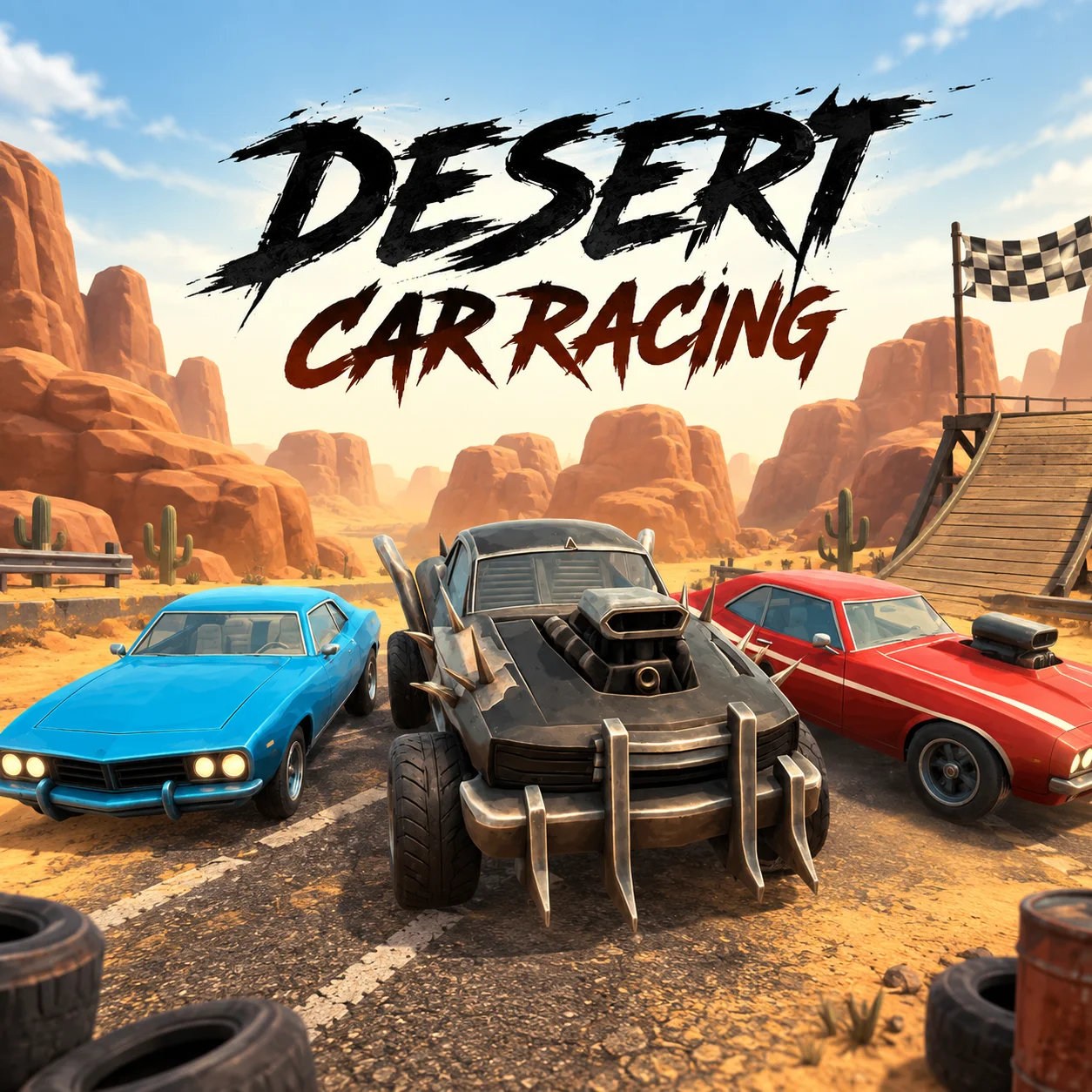 Play Desert Car Racing 1 free online
