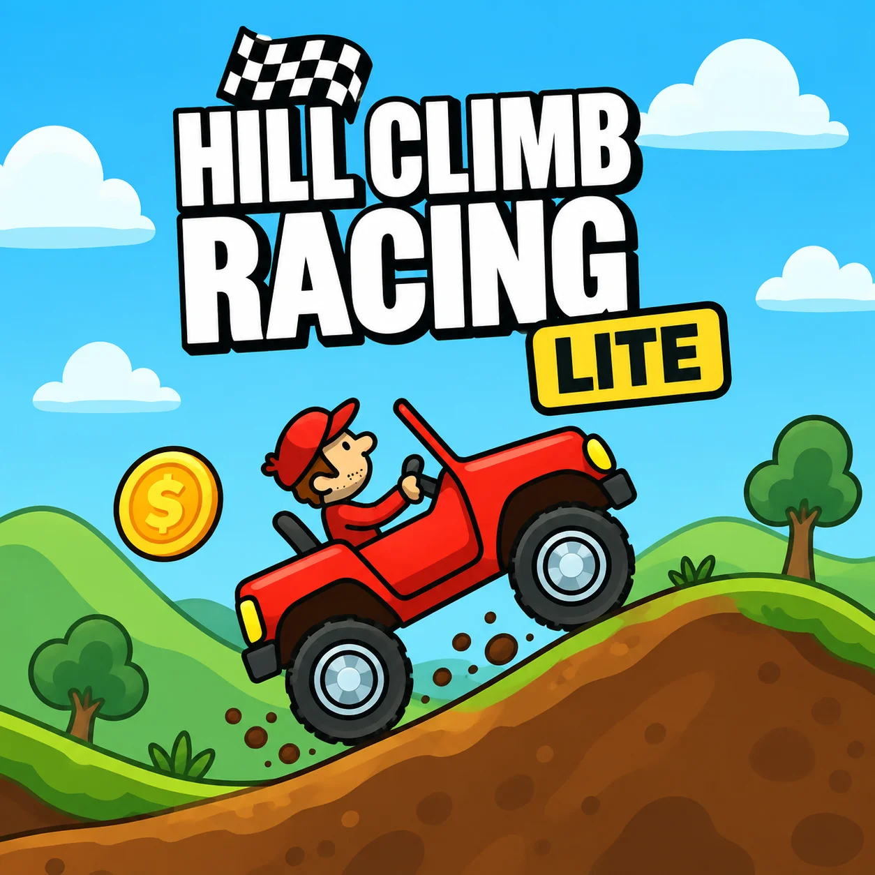 Play Hill Climb Racing Lite free online