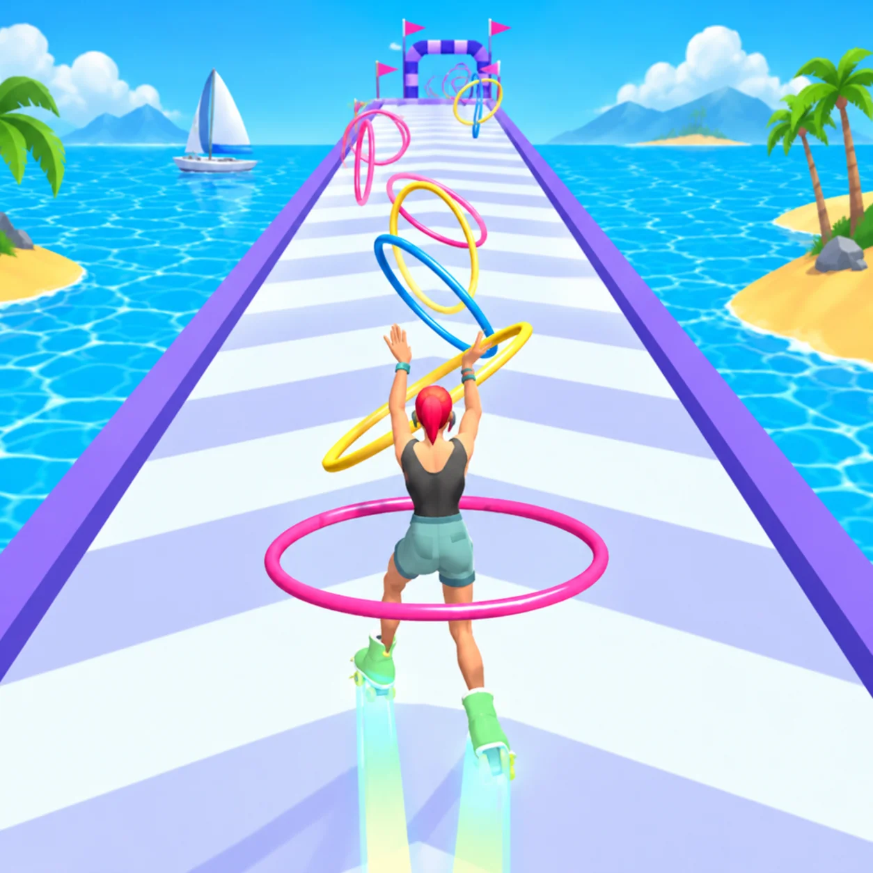 Play Hula Hoop Race free online