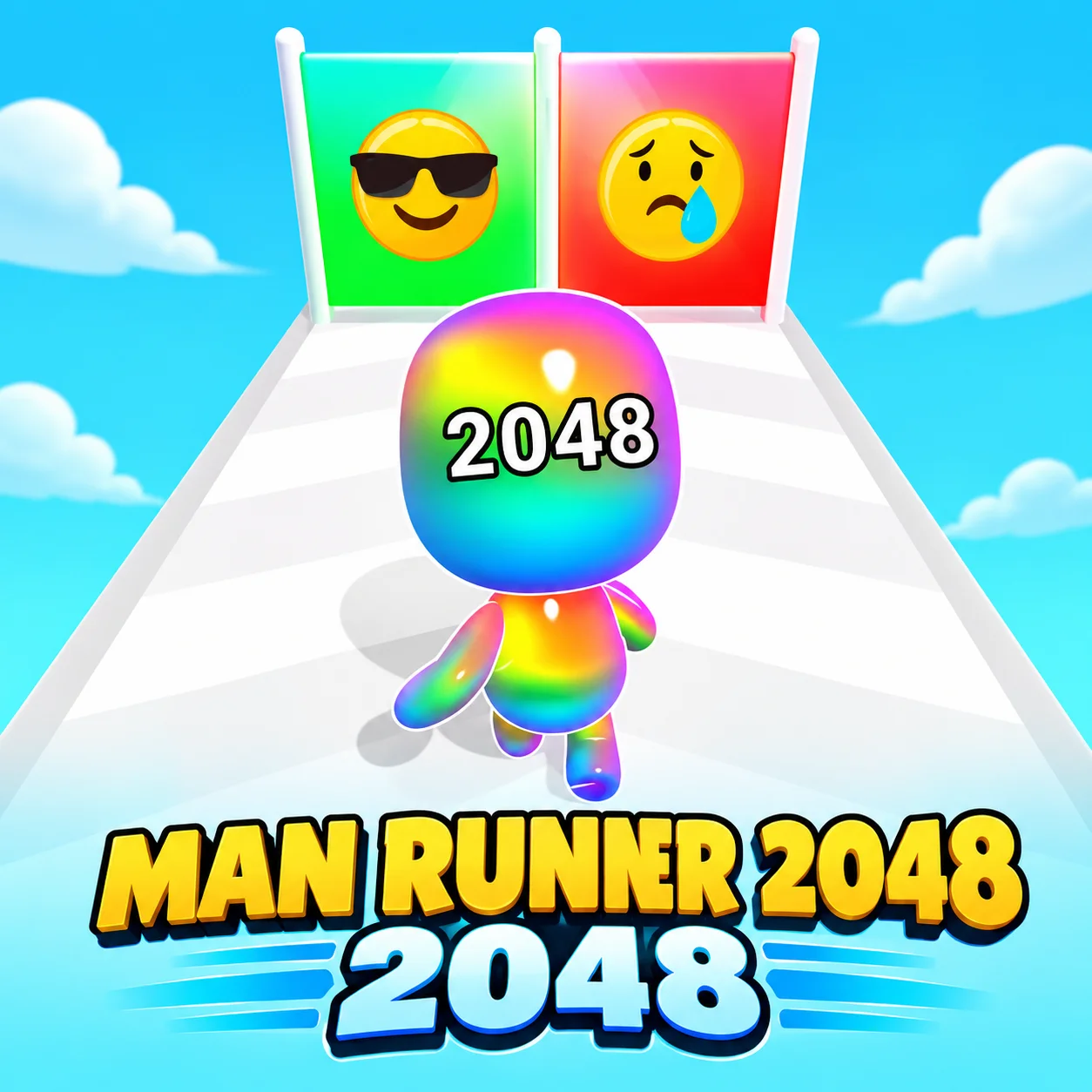 Play Man Runner 2048 free online